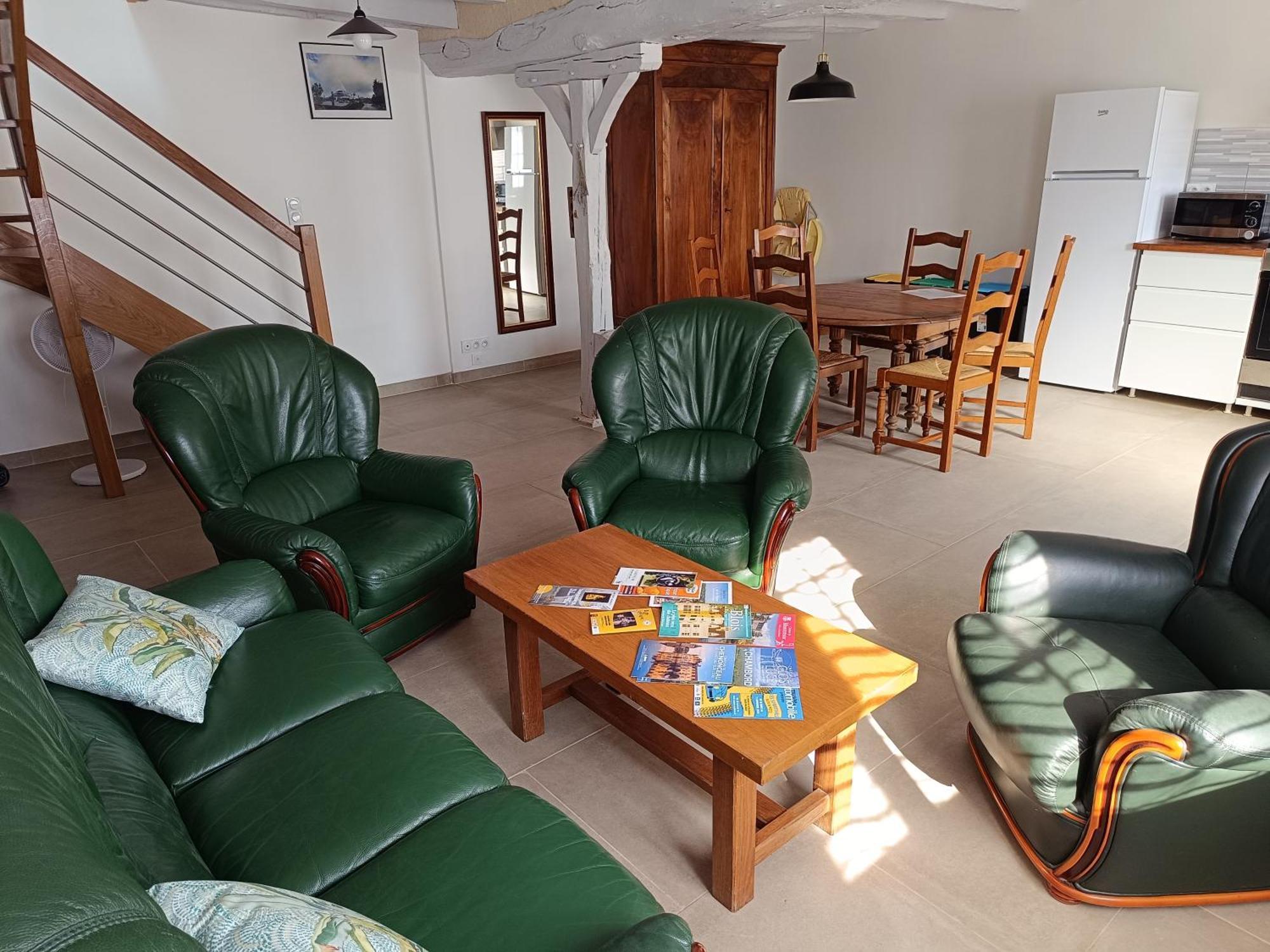 Gite De La Grand Maison Les Chenes Seigy Bagian luar foto